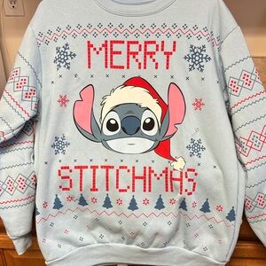 Disney Stitch Light Blue Sweatshirt